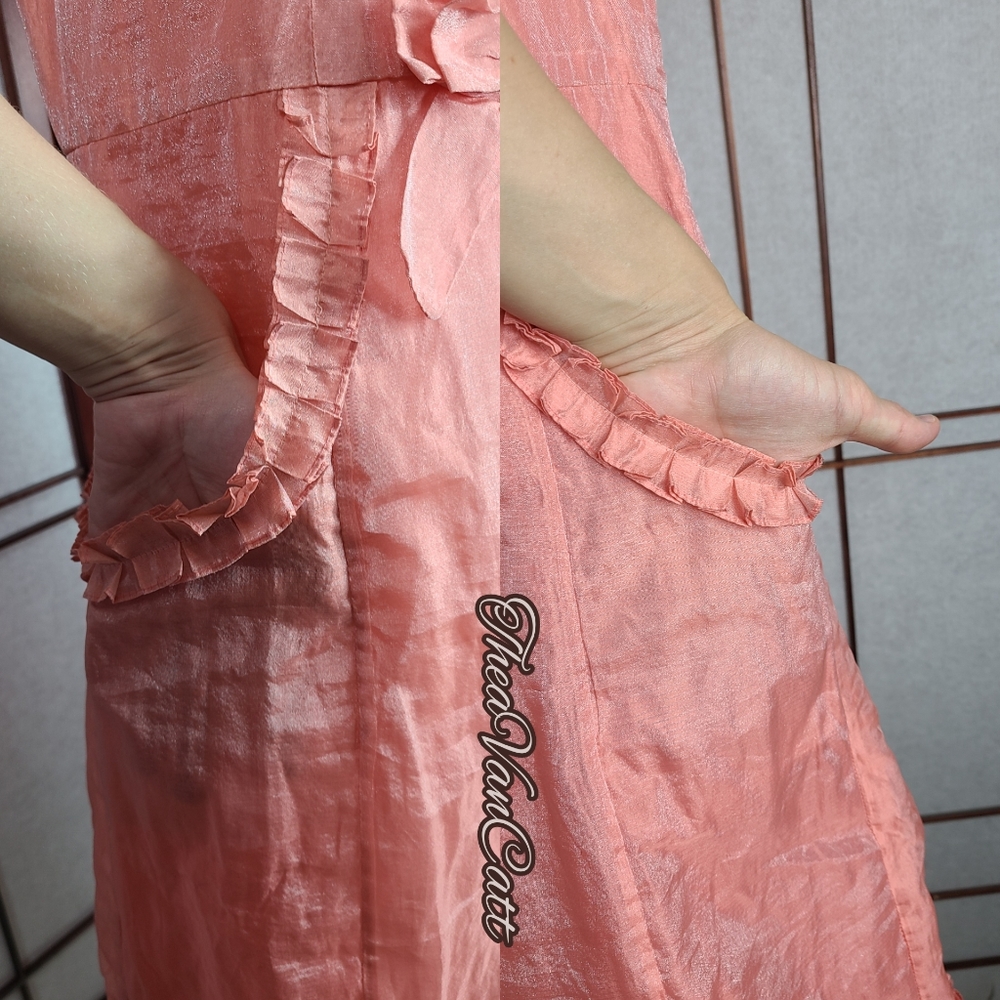 โก Vintage โก BJ Pin Up Pretty Princess Party Dress - Picture 2 of 7